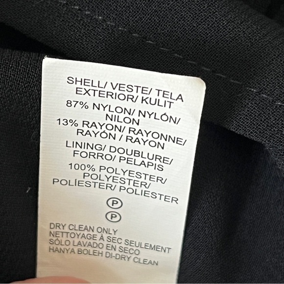 Lucky Brand Layered Flowy Lace Tank Top. Black and Tan Size XS #1230 - Picture 6 of 6